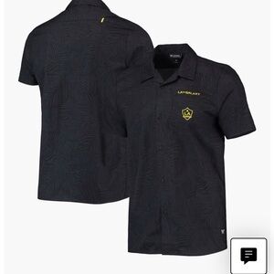 The Wild Collective Black Men’s Short Sleeve Button Down